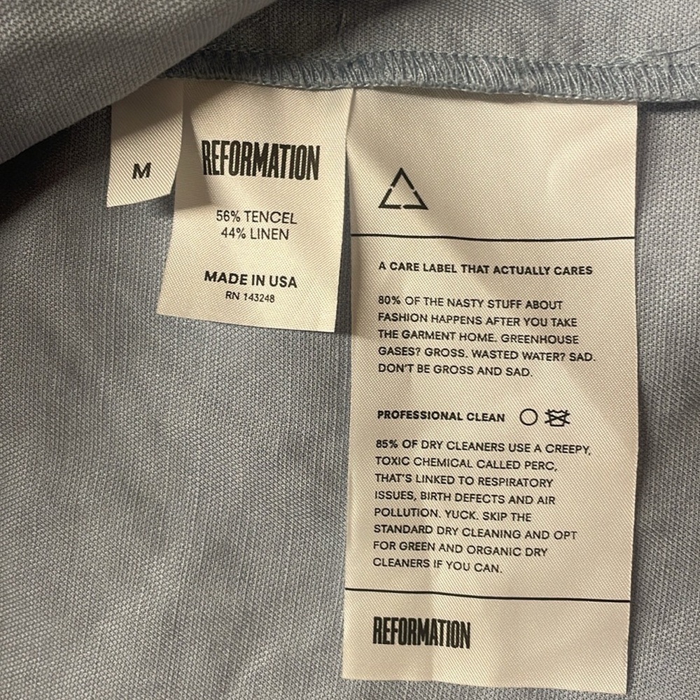 Reformation Linen Skya Mini Dress - Picture 9 of 9